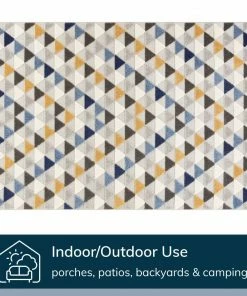 Well Woven Dream Blue Modern Indoor Outdoor Rug