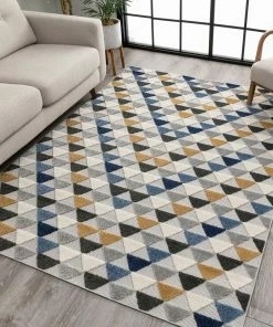 Well Woven Dream Blue Modern Indoor Outdoor Rug