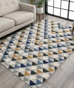 Well Woven Dream Blue Modern Indoor Outdoor Rug