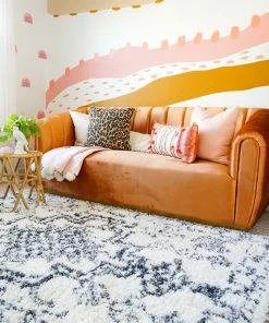 Well Woven Emerson Tribal Medallion Ivory Super Soft Shag Rug By Rebecca Propes Global