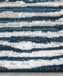 Well Woven Global Aosta Tribal Diamond Pattern Blue Rug