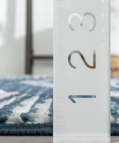 Well Woven Global Aosta Tribal Diamond Pattern Blue Rug