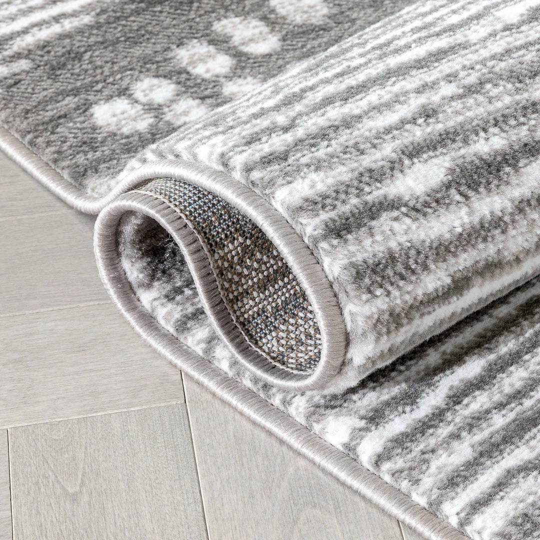 Well Woven Aosta Tribal Diamond Pattern Grey Rug 9 Well Woven Aosta Tribal Diamond Pattern Grey Rug