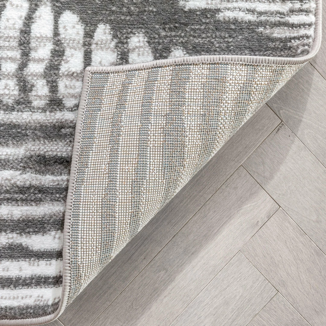 Well Woven Aosta Tribal Diamond Pattern Grey Rug 4 Well Woven Aosta Tribal Diamond Pattern Grey Rug