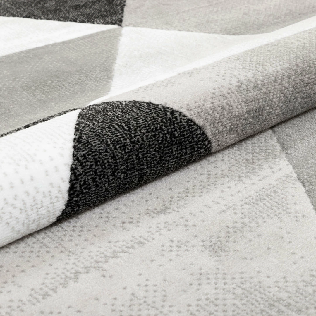 Well Woven Retro Shapes Grey Modern Rug 5'3" X 7'3" Geometric 5 Well Woven Retro Shapes Grey Modern Rug 5'3" X 7'3" Geometric