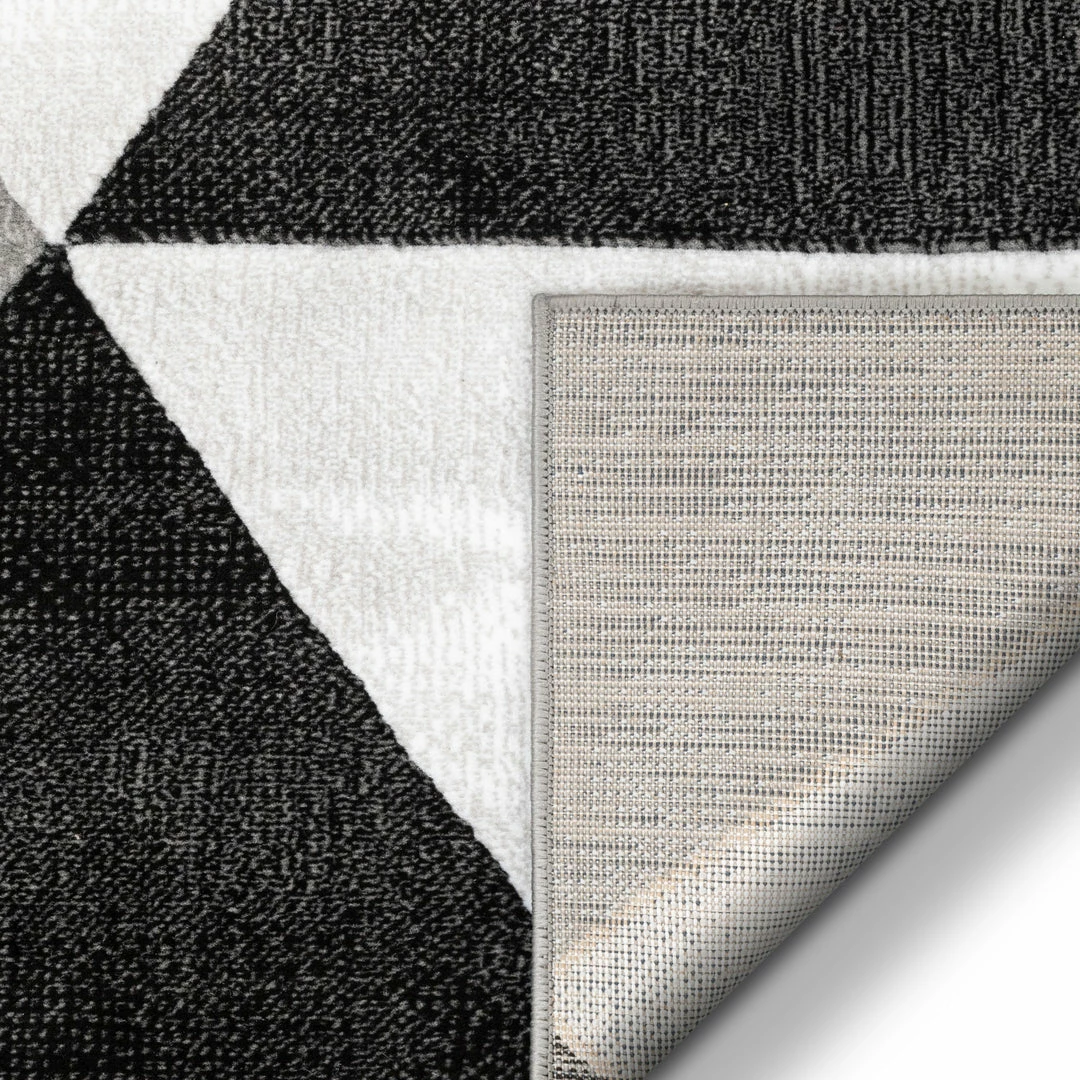 Well Woven Retro Shapes Grey Modern Rug 5'3" X 7'3" Geometric 7 Well Woven Retro Shapes Grey Modern Rug 5'3" X 7'3" Geometric