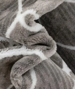 Well Woven Moto Moroccan Lattice Trellis Grey Rug