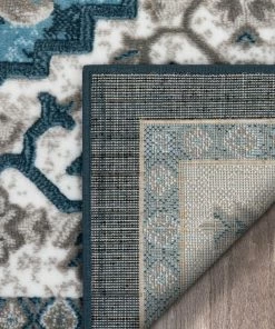 Well Woven Caya Vintage Medallion Oriental Blue Rug