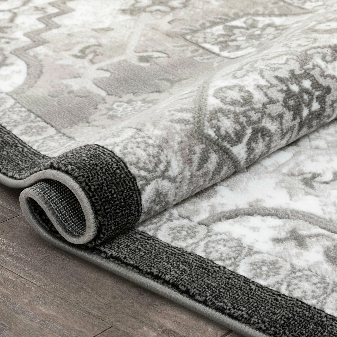 Well Woven Caya Vintage Medallion Oriental Grey Rug 9 Well Woven Caya Vintage Medallion Oriental Grey Rug