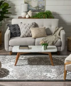 Well Woven Caya Vintage Medallion Oriental Grey Rug 15 Well Woven Caya Vintage Medallion Oriental Grey Rug