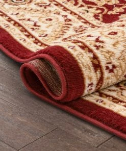 Well Woven Mykonos Traditional Oriental & Persian Red Rug
