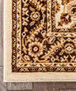 Well Woven Mykonos Traditional Oriental & Persian Ivory Rug