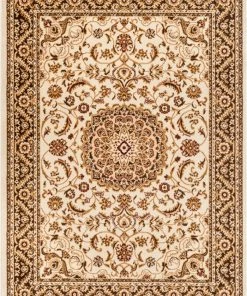 Well Woven Mykonos Traditional Oriental & Persian Ivory Rug