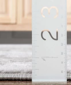 Well Woven Geometric Granada Transitional Oriental Medallion Pattern Grey Rug