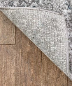 Well Woven Trieste Vintage Floral Medallion Pattern Ivory Grey Rug Global