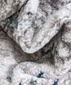 Well Woven Trieste Vintage Floral Medallion Pattern Ivory Grey Rug Global