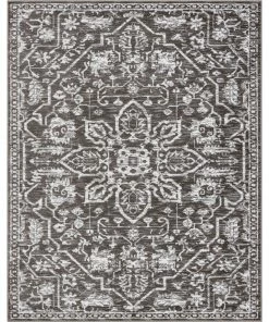 Well Woven Global Disa Vintage Medallion Grey Soft Rug By Chill Rugs