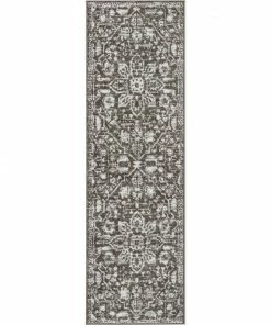 Well Woven Global Disa Vintage Medallion Grey Soft Rug By Chill Rugs