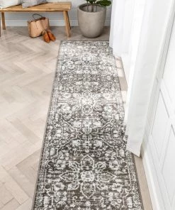 Well Woven Global Disa Vintage Medallion Grey Soft Rug By Chill Rugs