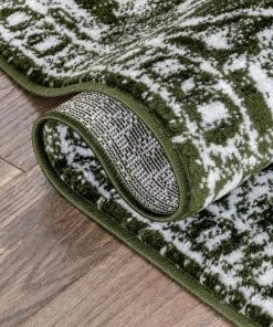 Well Woven Disa Vintage Medallion Green Soft Rug By Chill Rugs