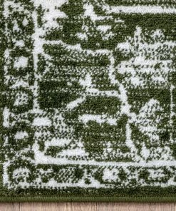 Well Woven Disa Vintage Medallion Green Soft Rug By Chill Rugs