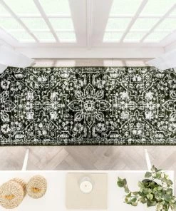 Well Woven Disa Vintage Medallion Green Soft Rug By Chill Rugs
