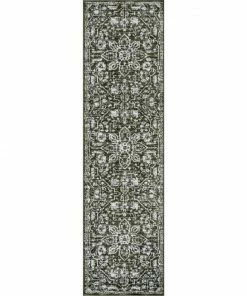 Well Woven Disa Vintage Medallion Green Soft Rug By Chill Rugs