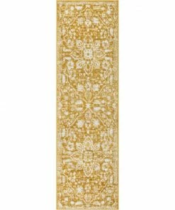 Well Woven Disa Vintage Medallion Gold Soft Rug By Chill Rugs Global