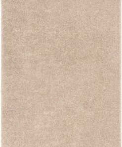 Well Woven Emerson Modern Solid Beige Textured Shag Rug