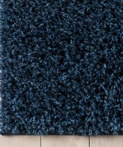 Well Woven Emerson Modern Solid Dark Blue Textured Shag Rug 12 Well Woven Emerson Modern Solid Dark Blue Textured Shag Rug