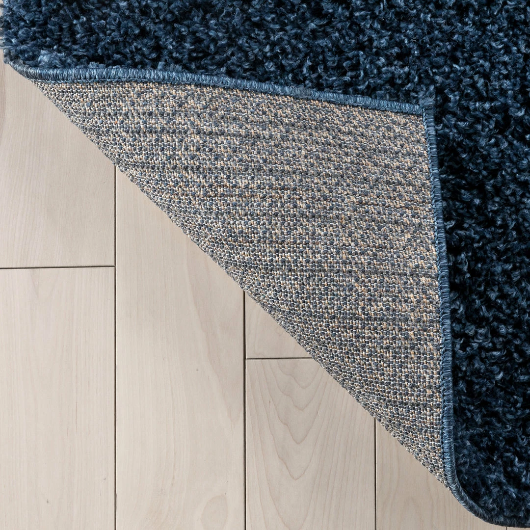 Well Woven Emerson Modern Solid Dark Blue Textured Shag Rug 7 Well Woven Emerson Modern Solid Dark Blue Textured Shag Rug