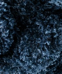 Well Woven Emerson Modern Solid Dark Blue Textured Shag Rug 11 Well Woven Emerson Modern Solid Dark Blue Textured Shag Rug