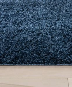 Well Woven Emerson Modern Solid Dark Blue Textured Shag Rug 17 Well Woven Emerson Modern Solid Dark Blue Textured Shag Rug