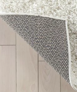 Well Woven Emerson Modern Solid Ivory Textured Shag Rug 15 Well Woven Emerson Modern Solid Ivory Textured Shag Rug