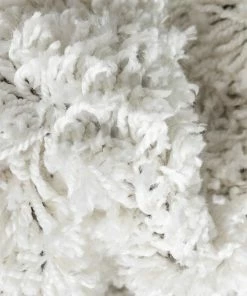 Well Woven Emerson Modern Solid Ivory Textured Shag Rug 11 Well Woven Emerson Modern Solid Ivory Textured Shag Rug