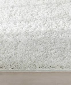 Well Woven Emerson Modern Solid Ivory Textured Shag Rug 17 Well Woven Emerson Modern Solid Ivory Textured Shag Rug