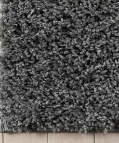 Well Woven Emerson Modern Solid Dark Grey Textured Shag Rug 20 Well Woven Emerson Modern Solid Dark Grey Textured Shag Rug