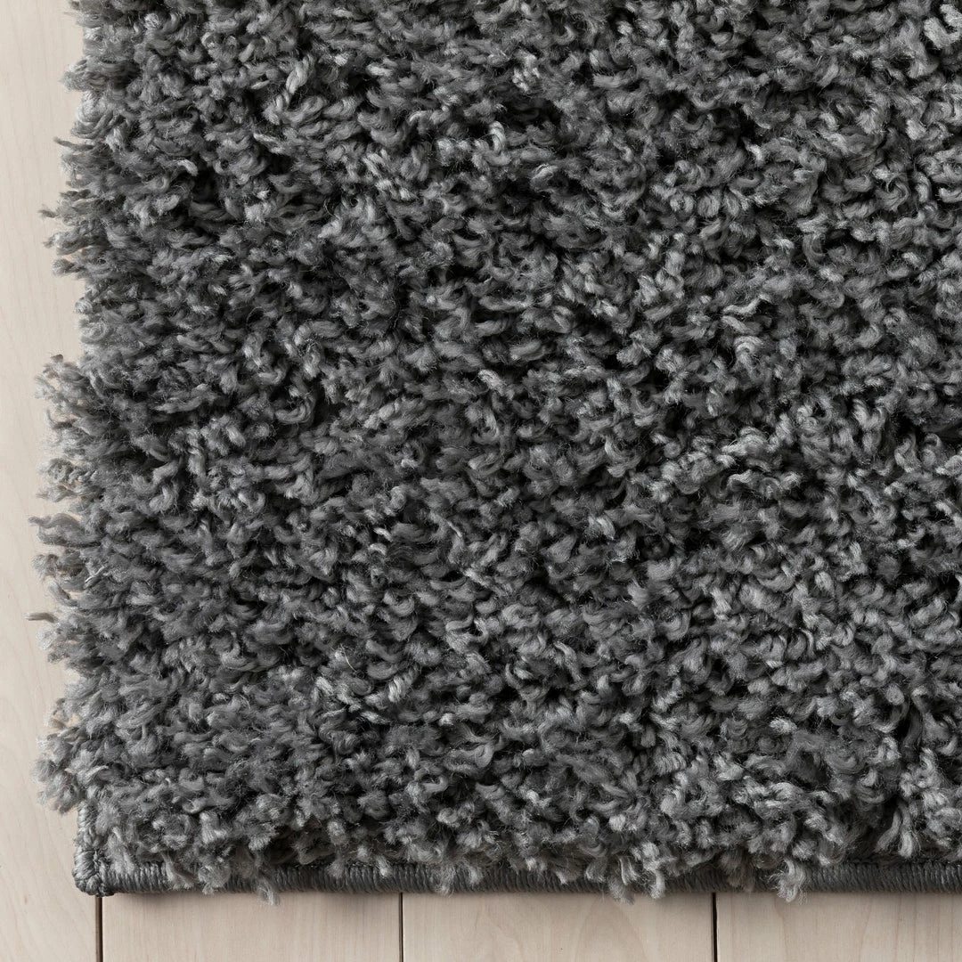 Well Woven Emerson Modern Solid Dark Grey Textured Shag Rug 4 Well Woven Emerson Modern Solid Dark Grey Textured Shag Rug