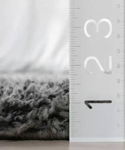 Well Woven Emerson Modern Solid Dark Grey Textured Shag Rug 22 Well Woven Emerson Modern Solid Dark Grey Textured Shag Rug