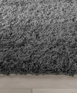 Well Woven Emerson Modern Solid Dark Grey Textured Shag Rug 27 Well Woven Emerson Modern Solid Dark Grey Textured Shag Rug