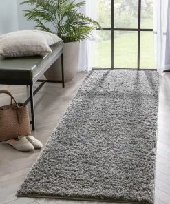 Well Woven Emerson Modern Solid Dark Grey Textured Shag Rug 26 Well Woven Emerson Modern Solid Dark Grey Textured Shag Rug