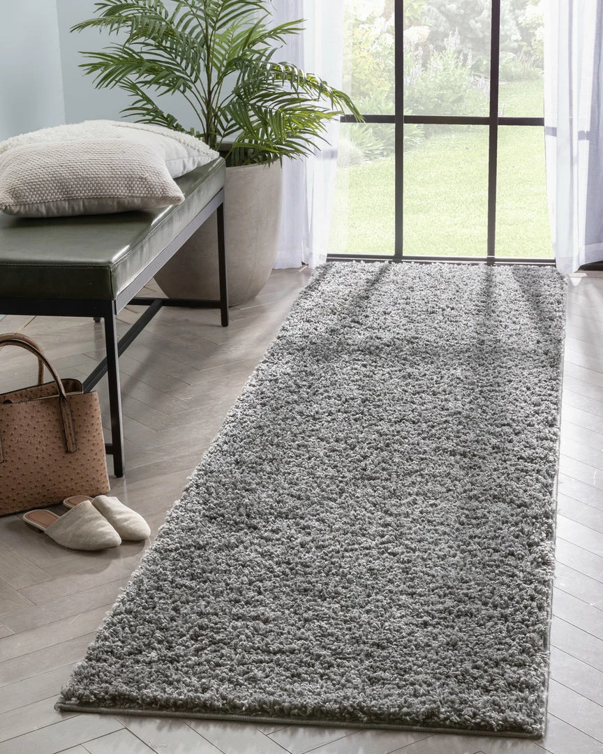 Well Woven Emerson Modern Solid Dark Grey Textured Shag Rug 10 Well Woven Emerson Modern Solid Dark Grey Textured Shag Rug