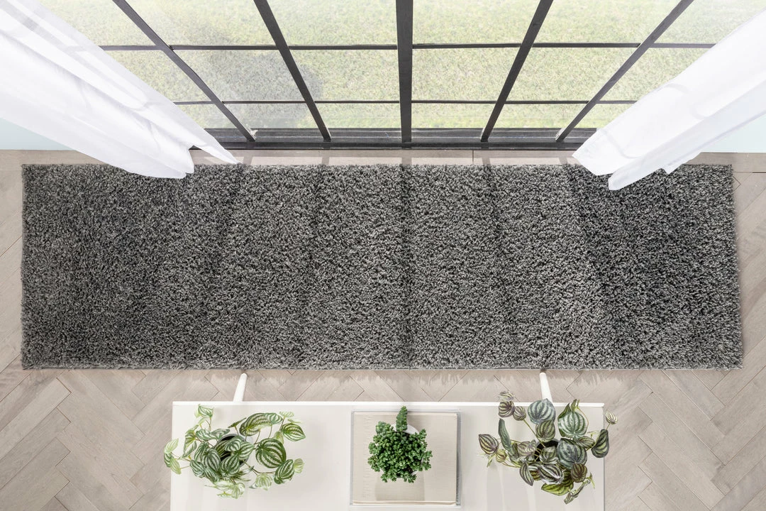 Well Woven Emerson Modern Solid Dark Grey Textured Shag Rug 16 Well Woven Emerson Modern Solid Dark Grey Textured Shag Rug