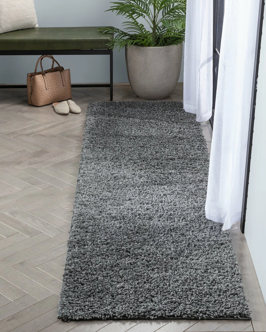 Well Woven Emerson Modern Solid Dark Grey Textured Shag Rug 17 Well Woven Emerson Modern Solid Dark Grey Textured Shag Rug