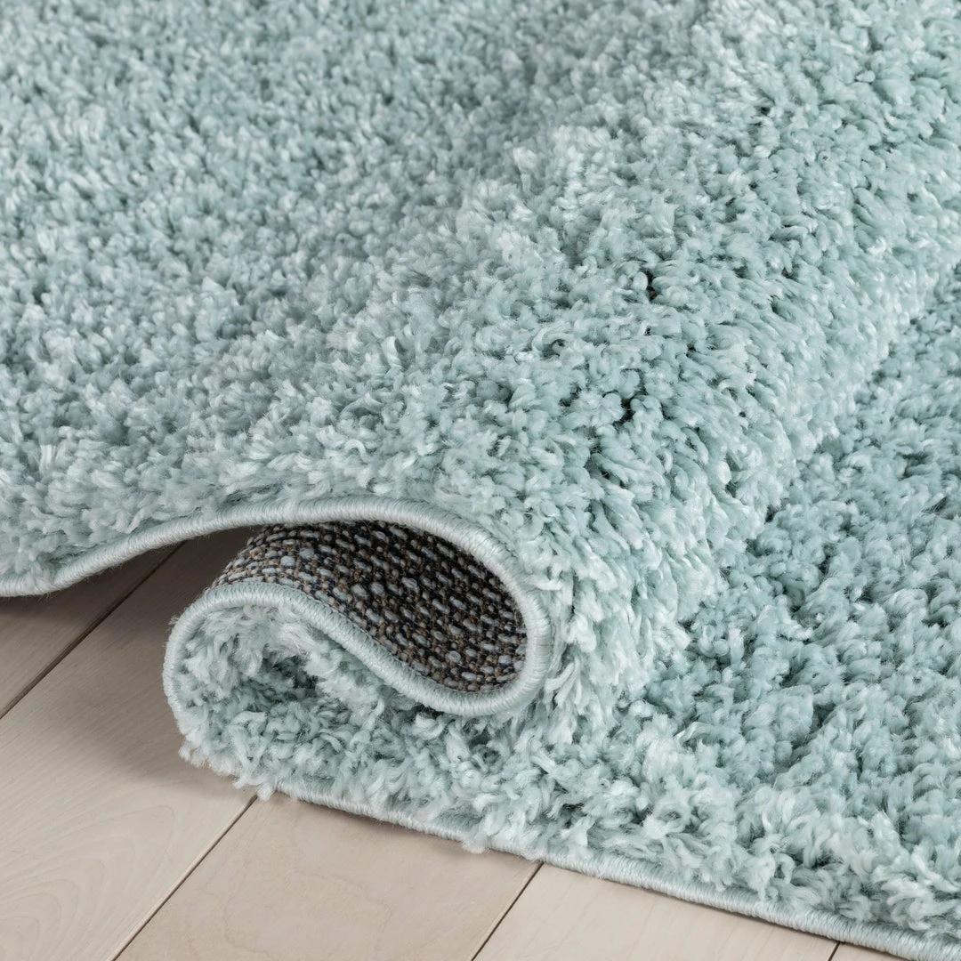 Well Woven Emerson Modern Solid Seafoam Green Textured Shag Rug 6 Well Woven Emerson Modern Solid Seafoam Green Textured Shag Rug