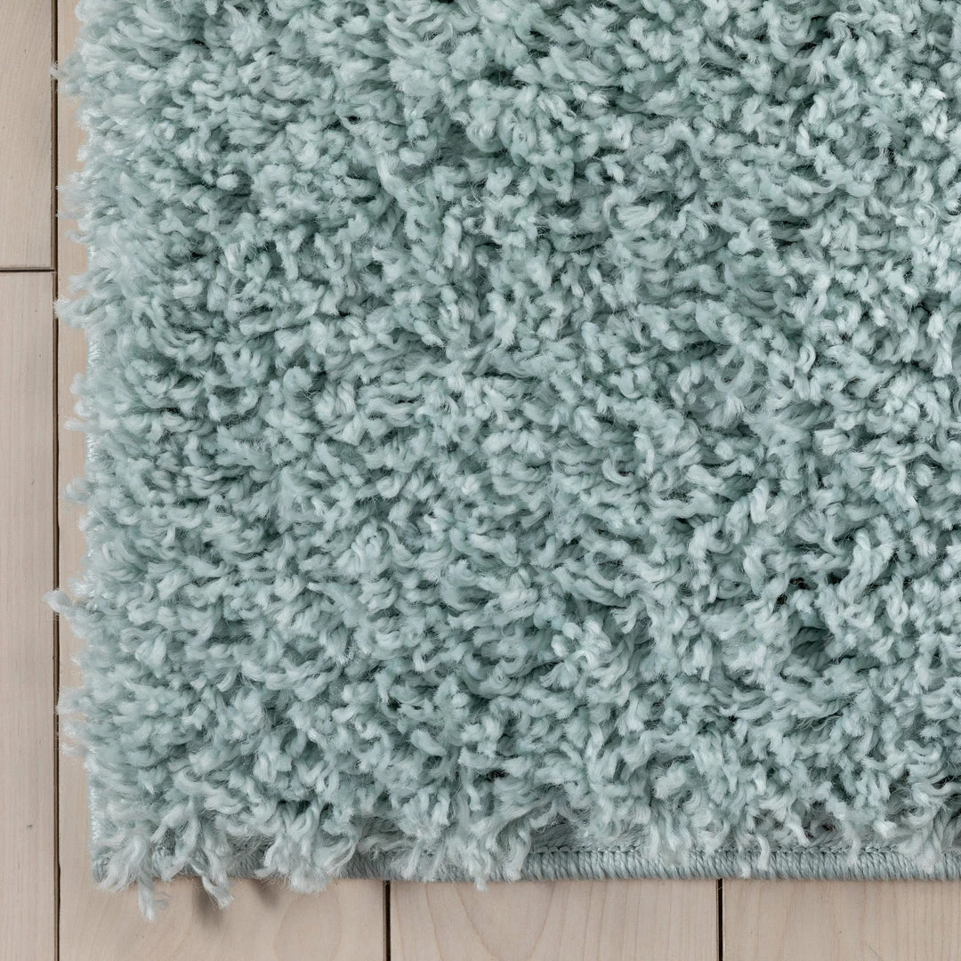 Well Woven Emerson Modern Solid Seafoam Green Textured Shag Rug 4 Well Woven Emerson Modern Solid Seafoam Green Textured Shag Rug
