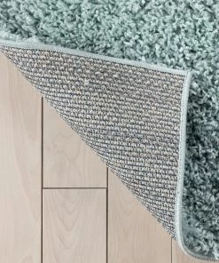 Well Woven Emerson Modern Solid Seafoam Green Textured Shag Rug 22 Well Woven Emerson Modern Solid Seafoam Green Textured Shag Rug