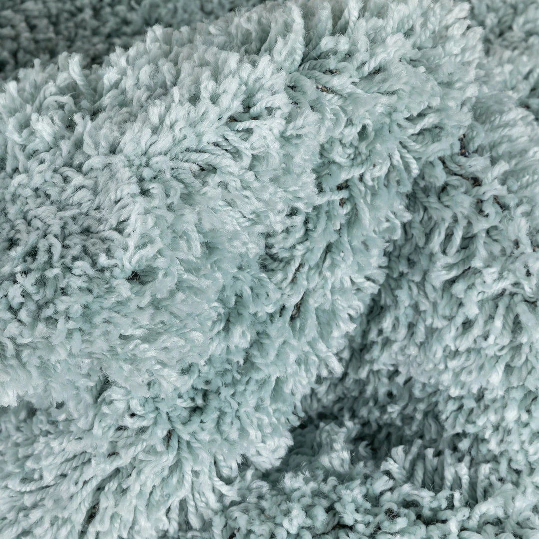 Well Woven Emerson Modern Solid Seafoam Green Textured Shag Rug 3 Well Woven Emerson Modern Solid Seafoam Green Textured Shag Rug