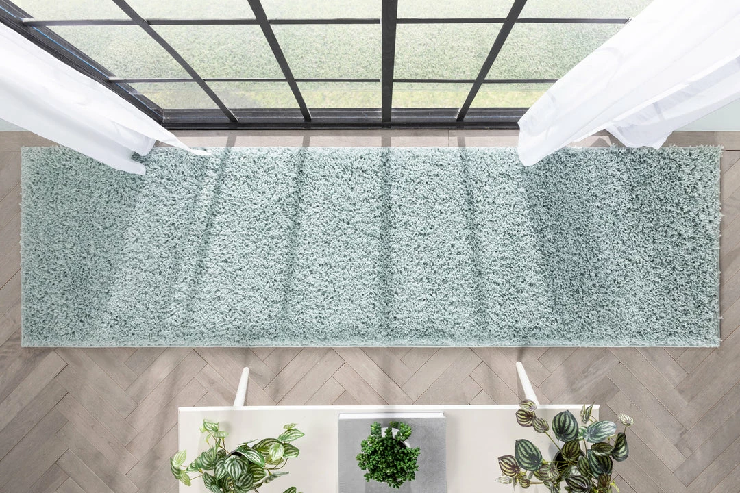 Well Woven Emerson Modern Solid Seafoam Green Textured Shag Rug 14 Well Woven Emerson Modern Solid Seafoam Green Textured Shag Rug