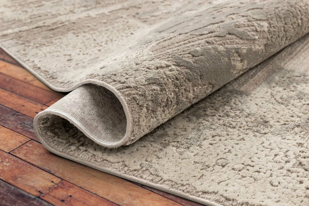 Well Woven Global Amie Beige Vintage Natural Medallion High-Low Rug 4 Well Woven Global Amie Beige Vintage Natural Medallion High-Low Rug